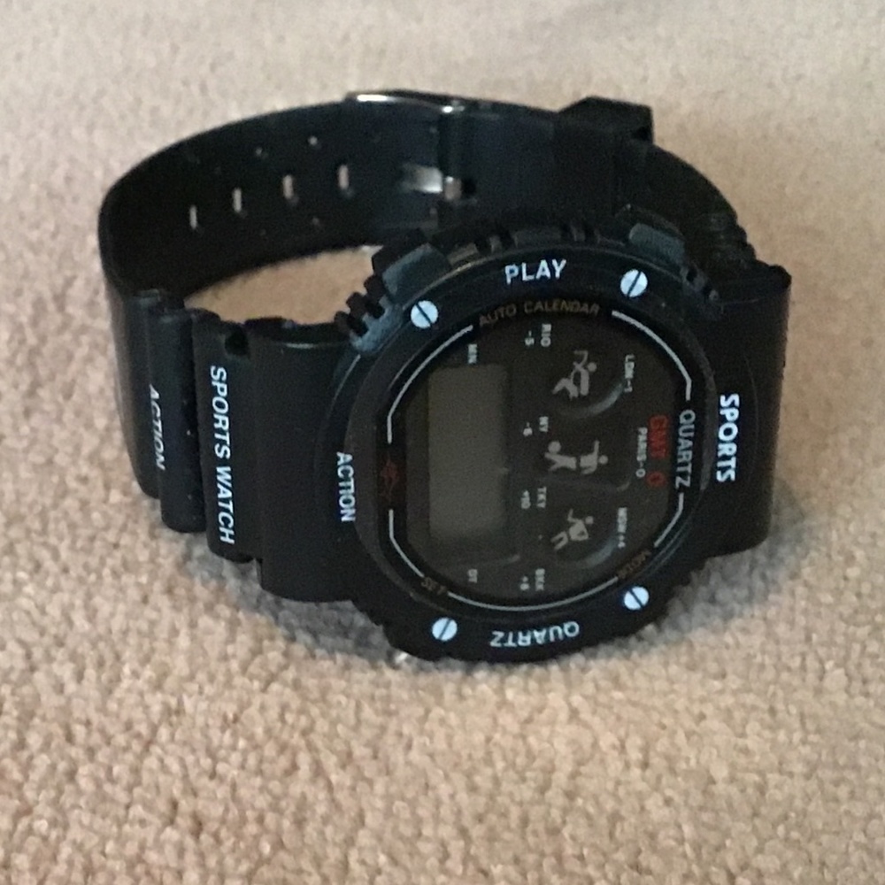 Vintage Texas Instruments 500 Sports Watch , new battery